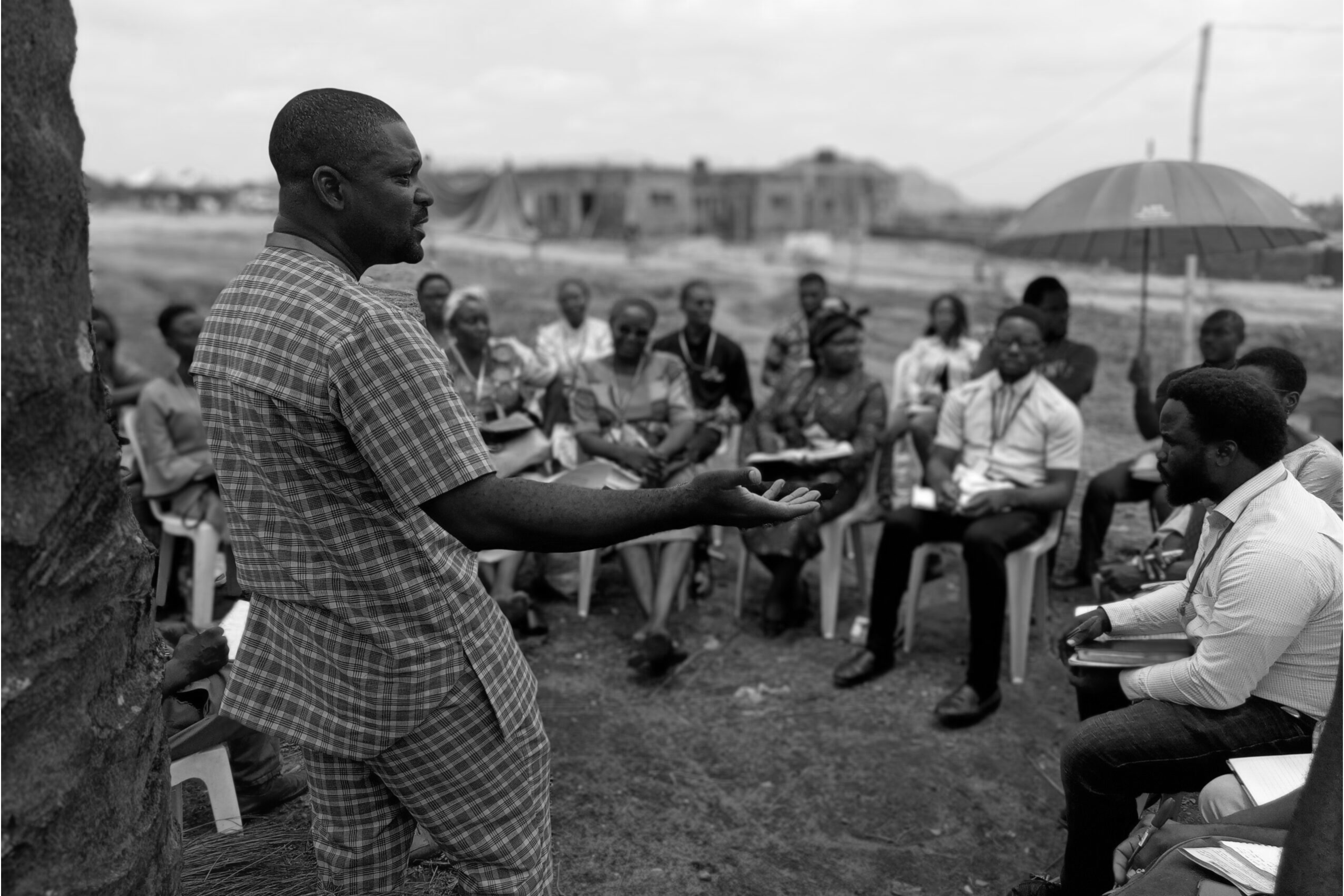Leadership training moment